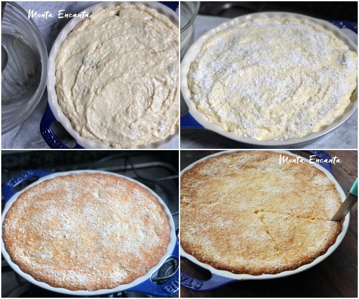 bolo de abacaxi e doce de leite