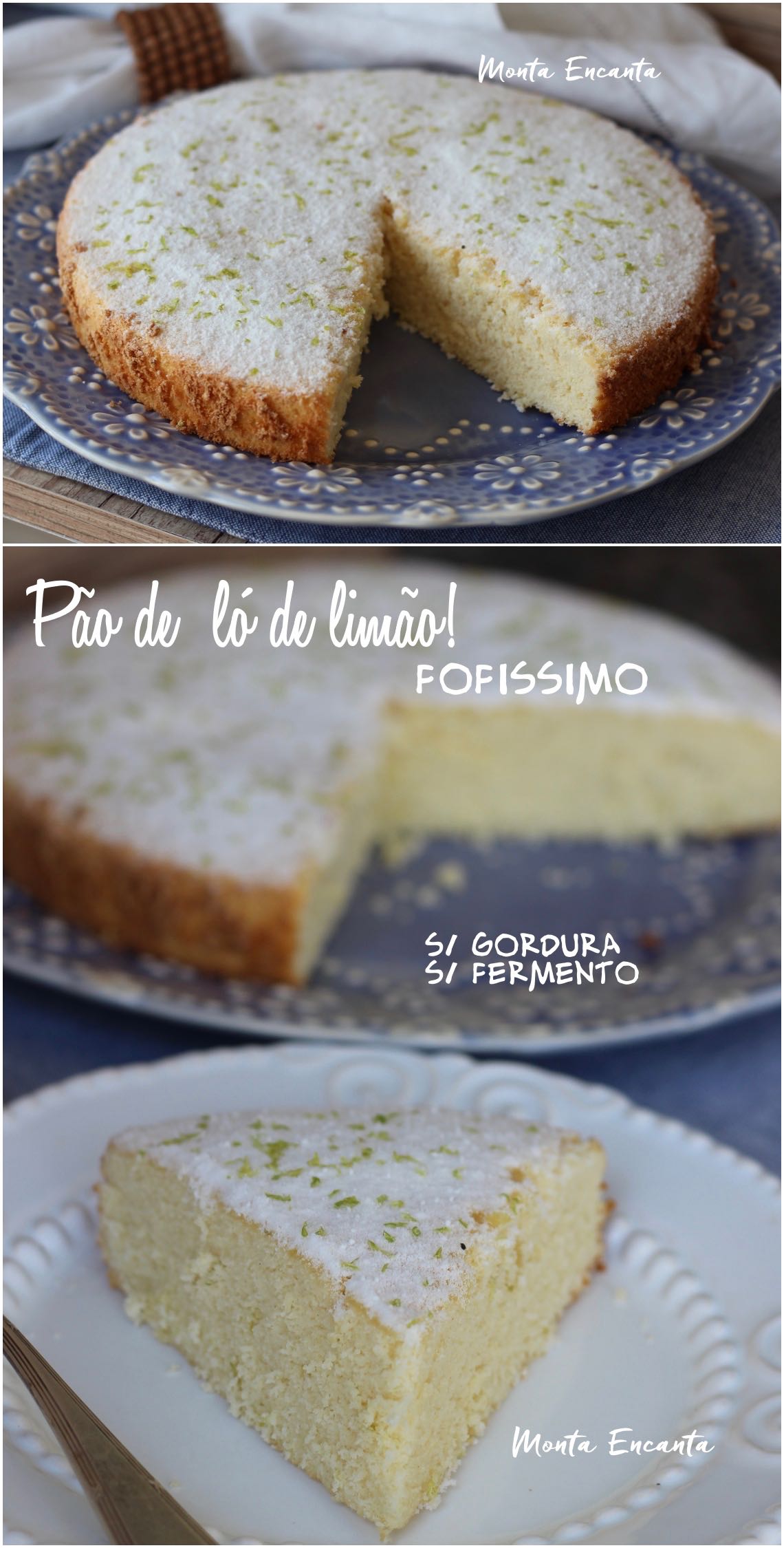 pão de ló de limão