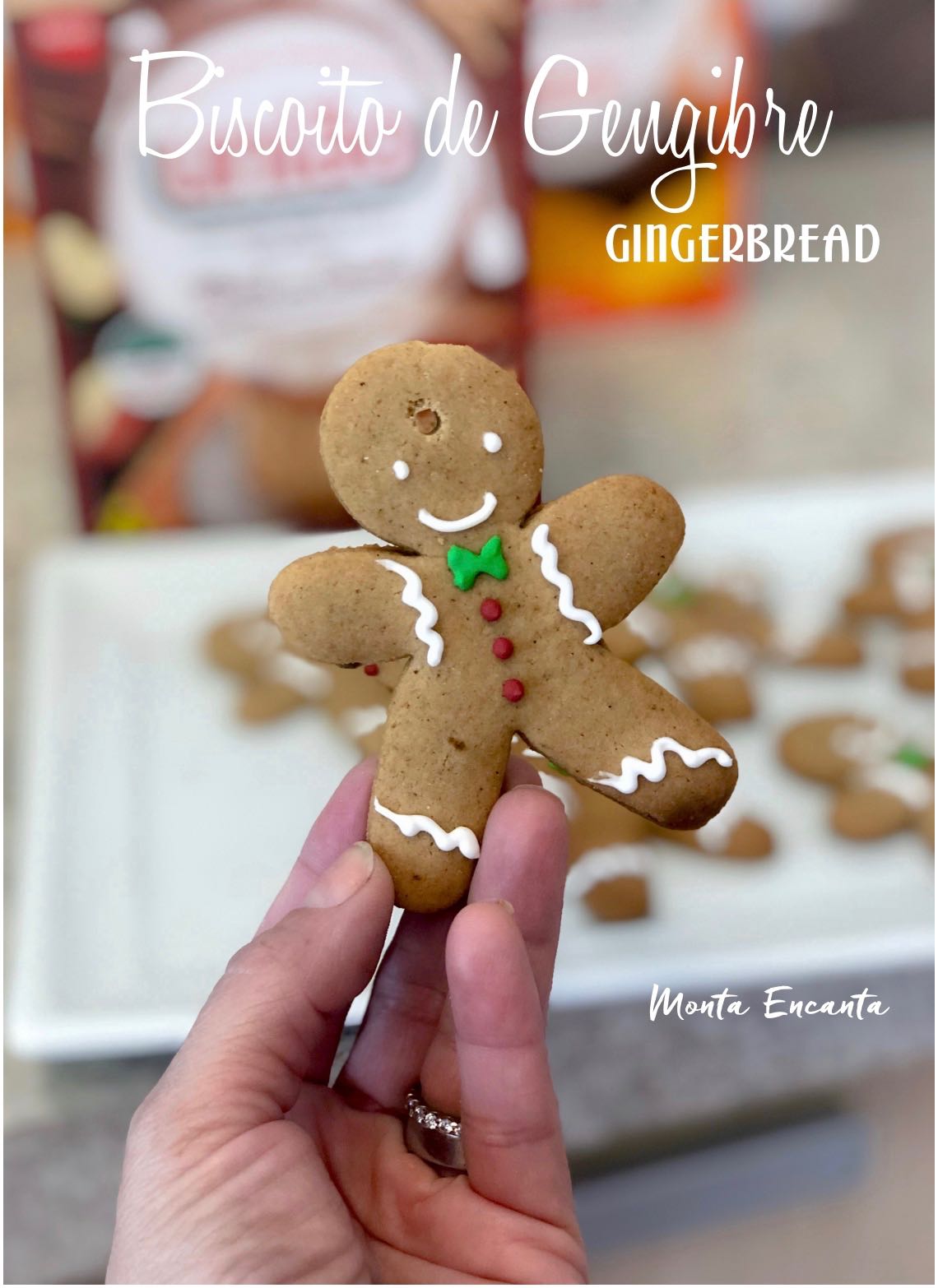 biscoitos de natal de gengibre