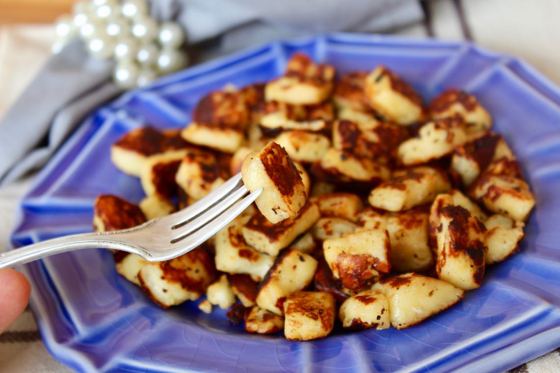 cubinhos de queijo coalho