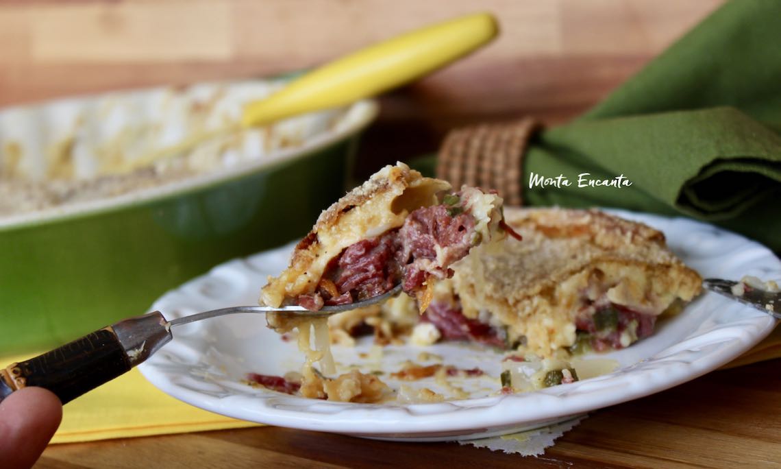 torta de batata com carne seca