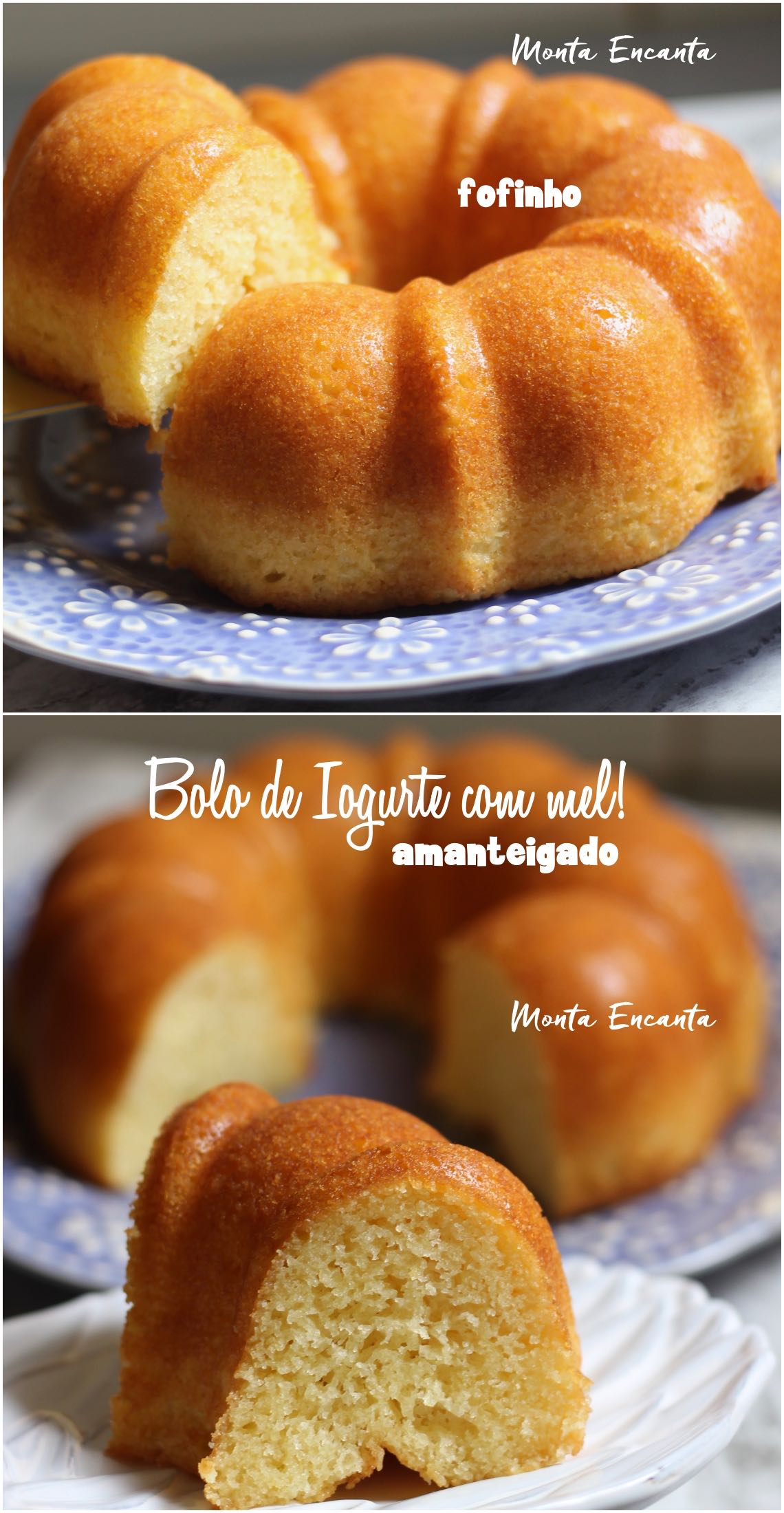 bolo de iogurte com mel