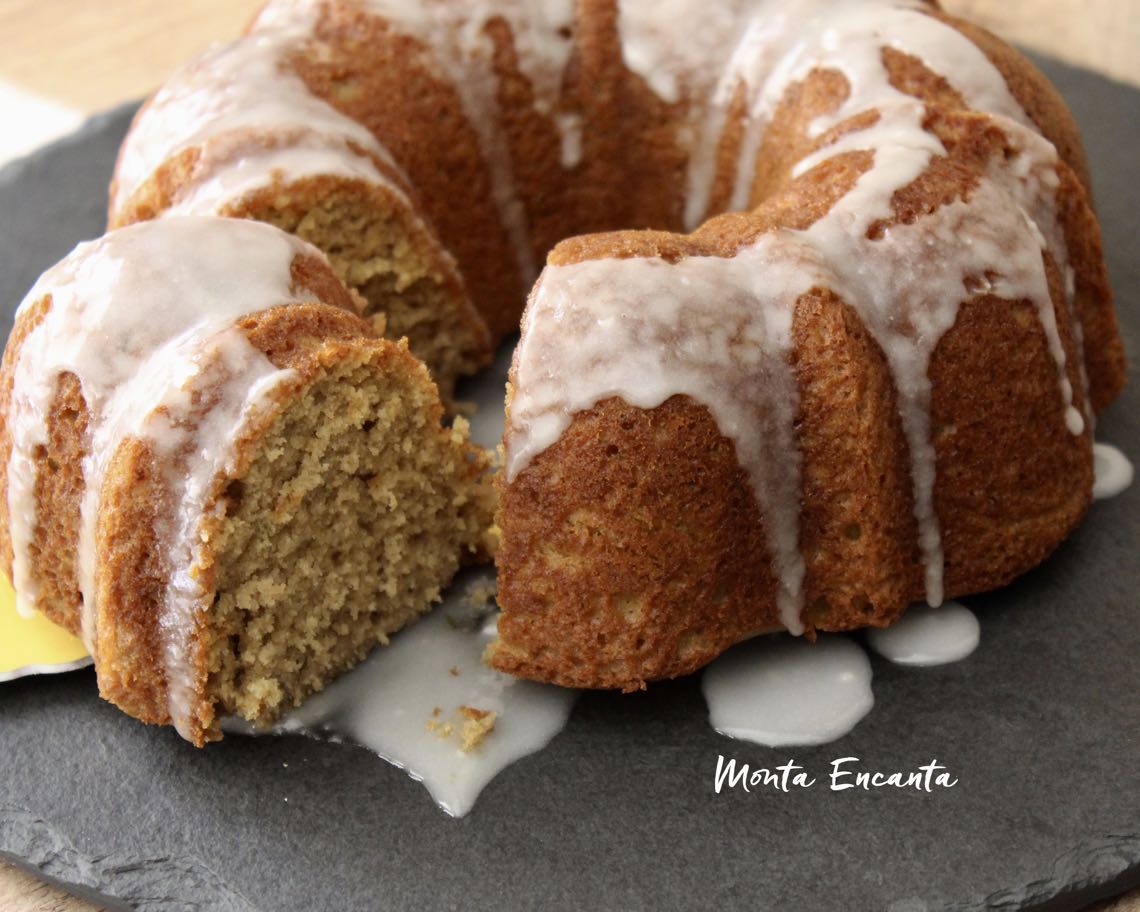 bolo de limão com mascavo