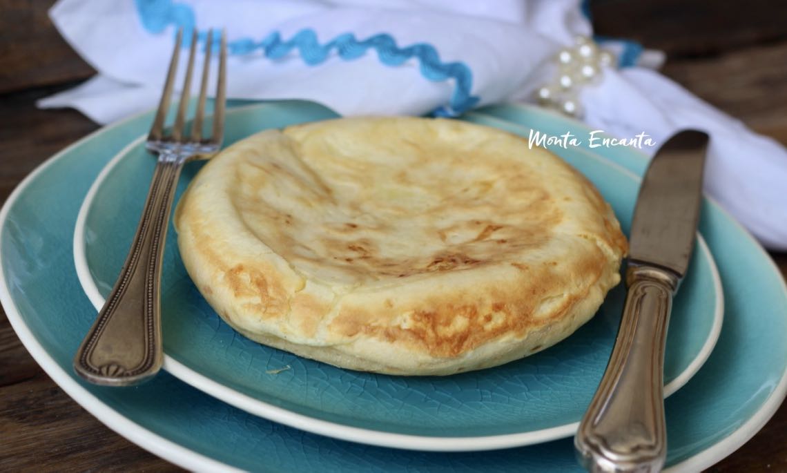 pão de tapioca na frigideira