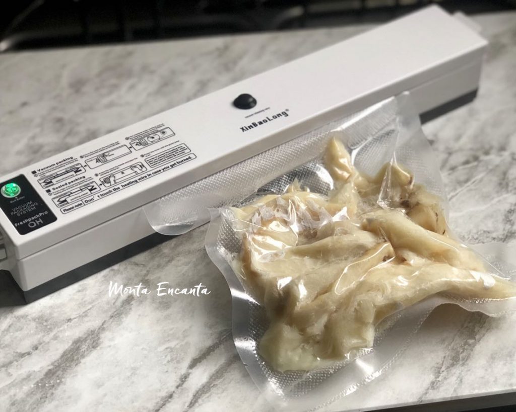 Bacalhau dessalgado e congelado, pronto para o uso! Monta Encanta