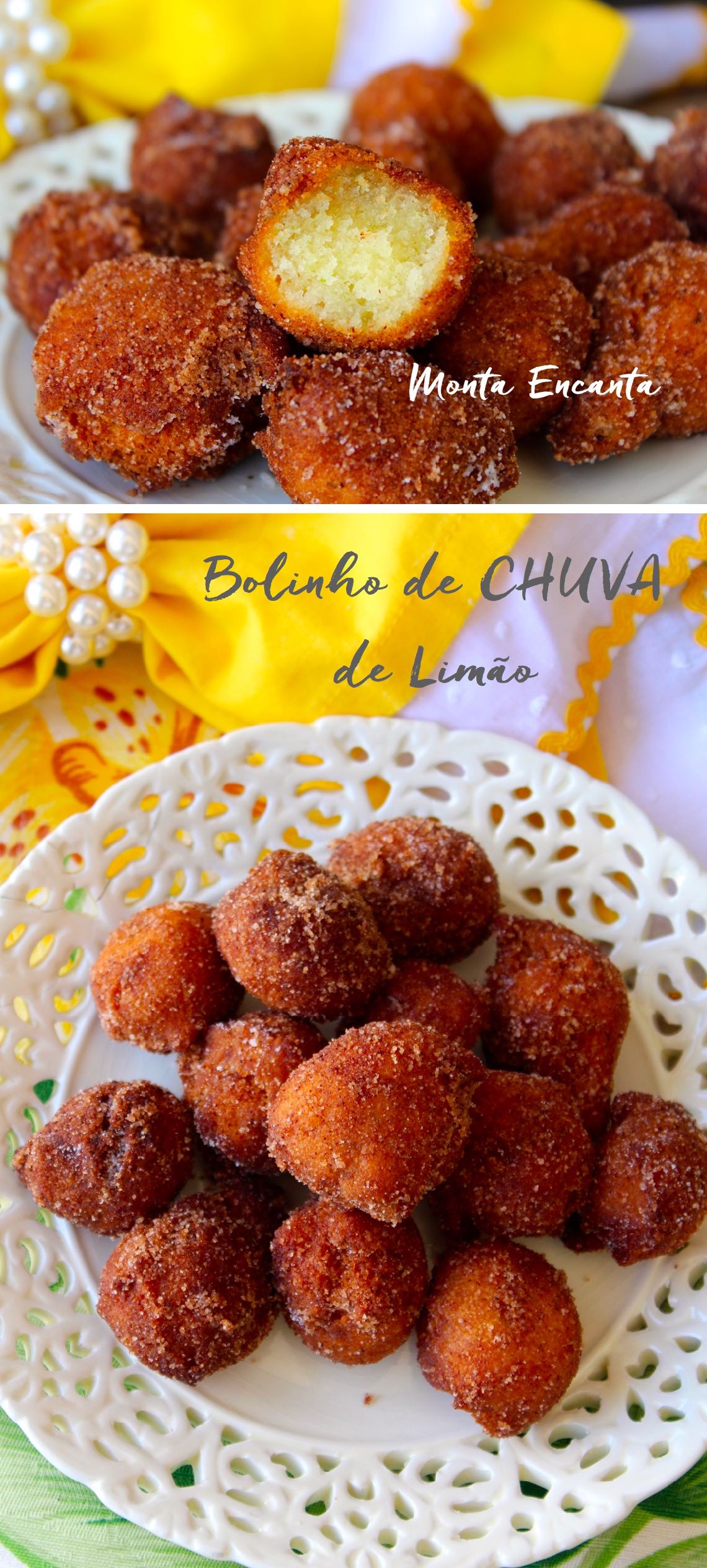 bolinho de chuva com iogurte