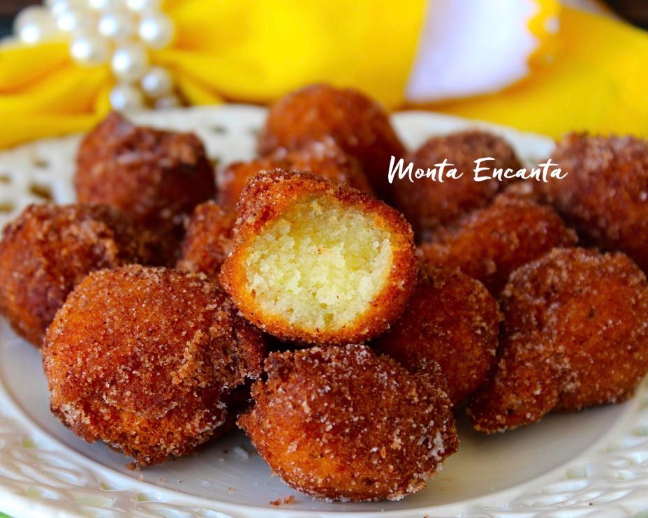 bolinho de chuva com iogurte