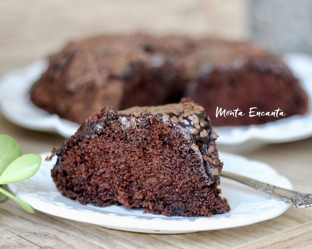 bolo de chocolate de liquidificador