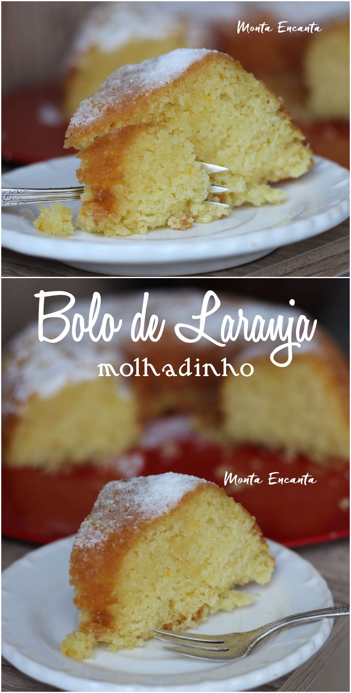 bolo de laranja com calda