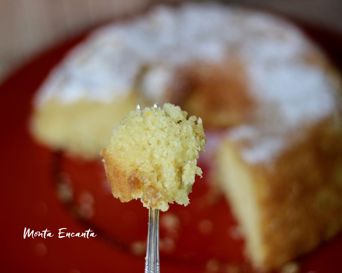 bolo de laranja com calda