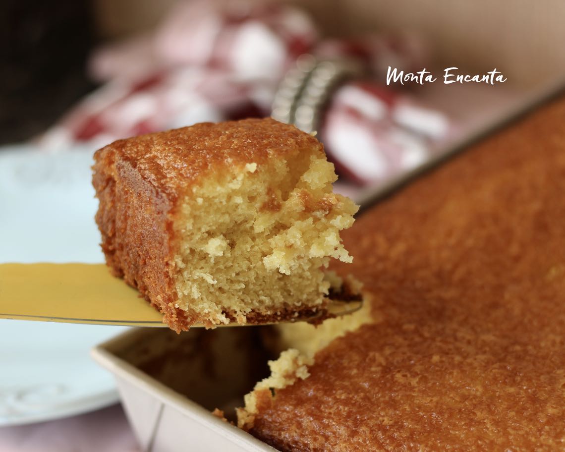 bolo de laranja com maisena fica ainda mais fofinho