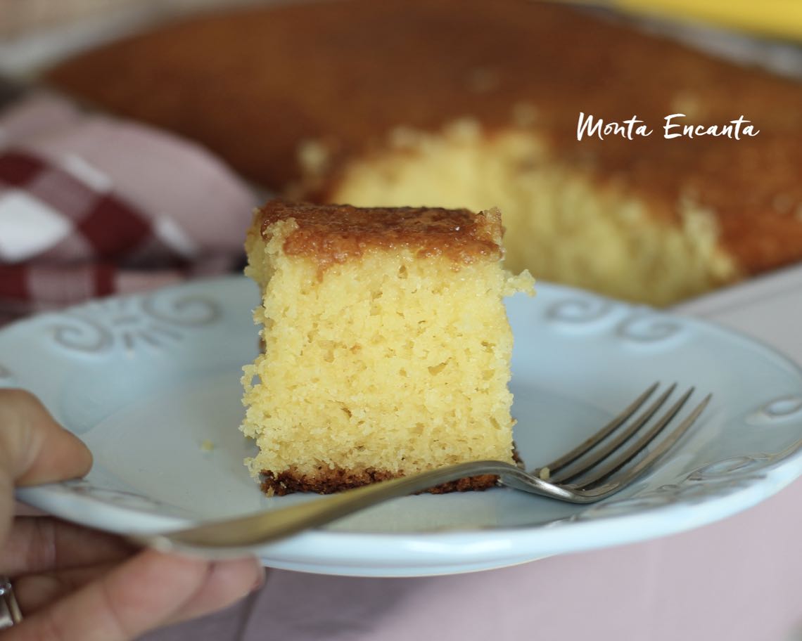 bolo de laranja com maisena fica ainda mais fofinho