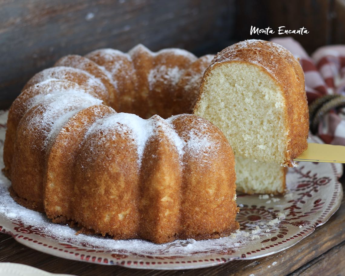 pão de ló de leite quente, bolo simples, leve e fofo