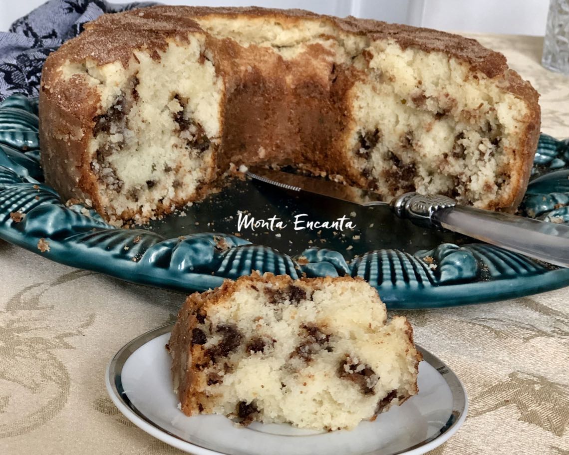 bolo de limão com chocolate