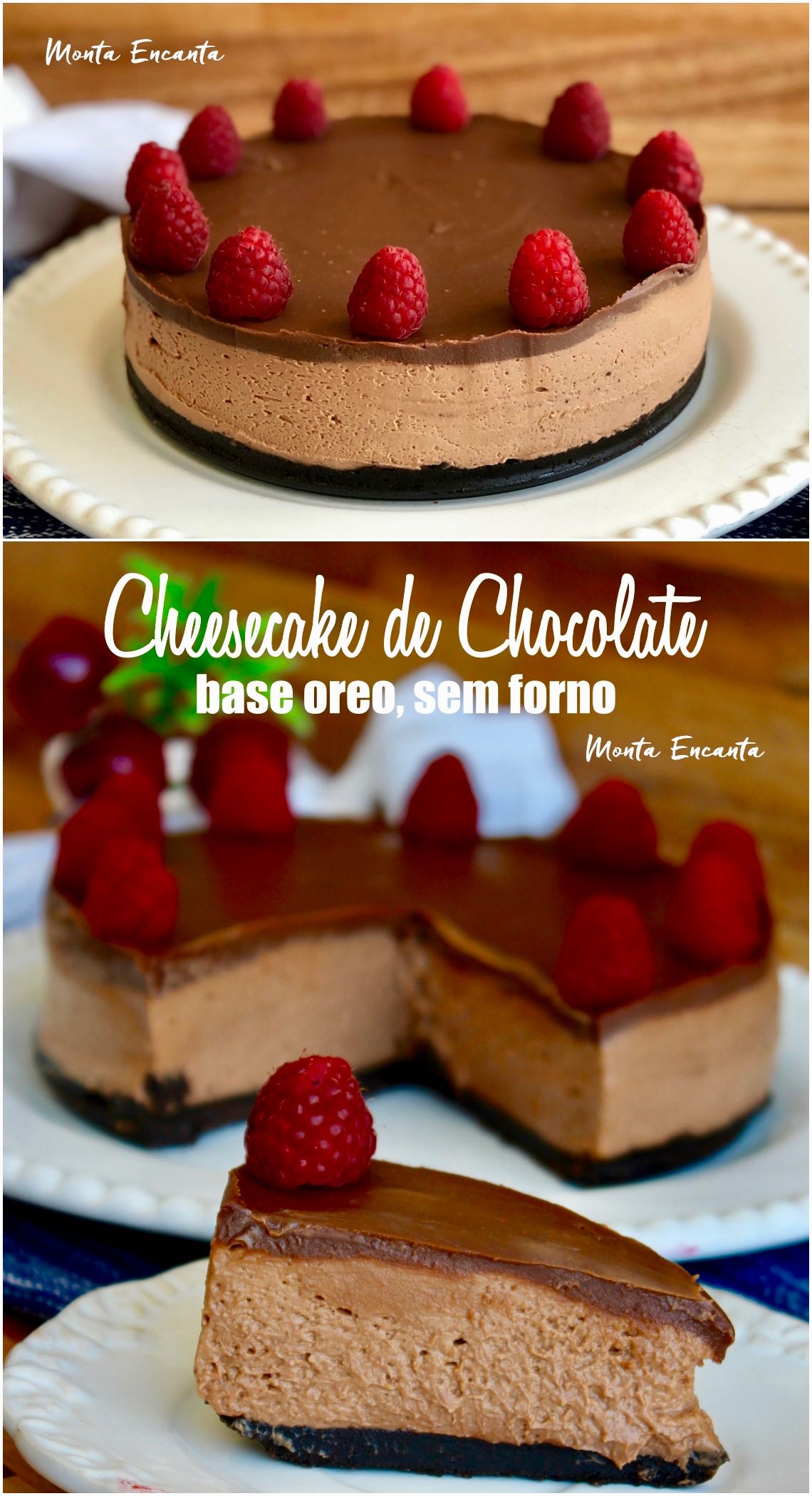 cheesecake de chocolate