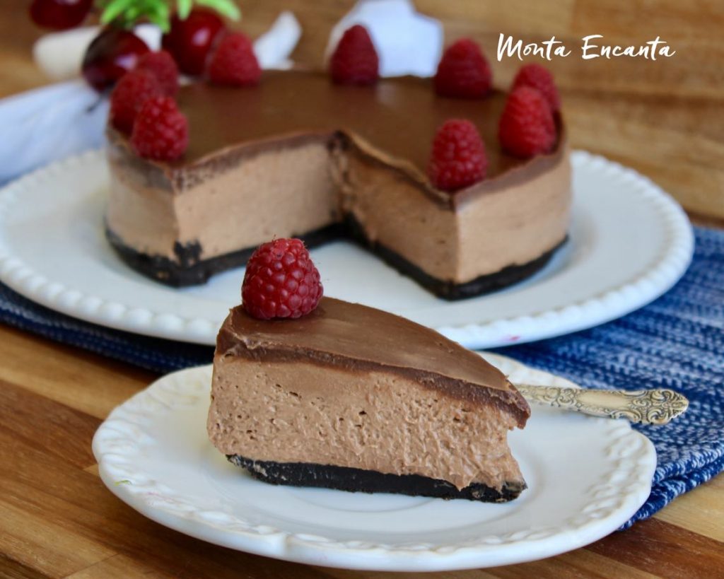 cheesecake de chocolate