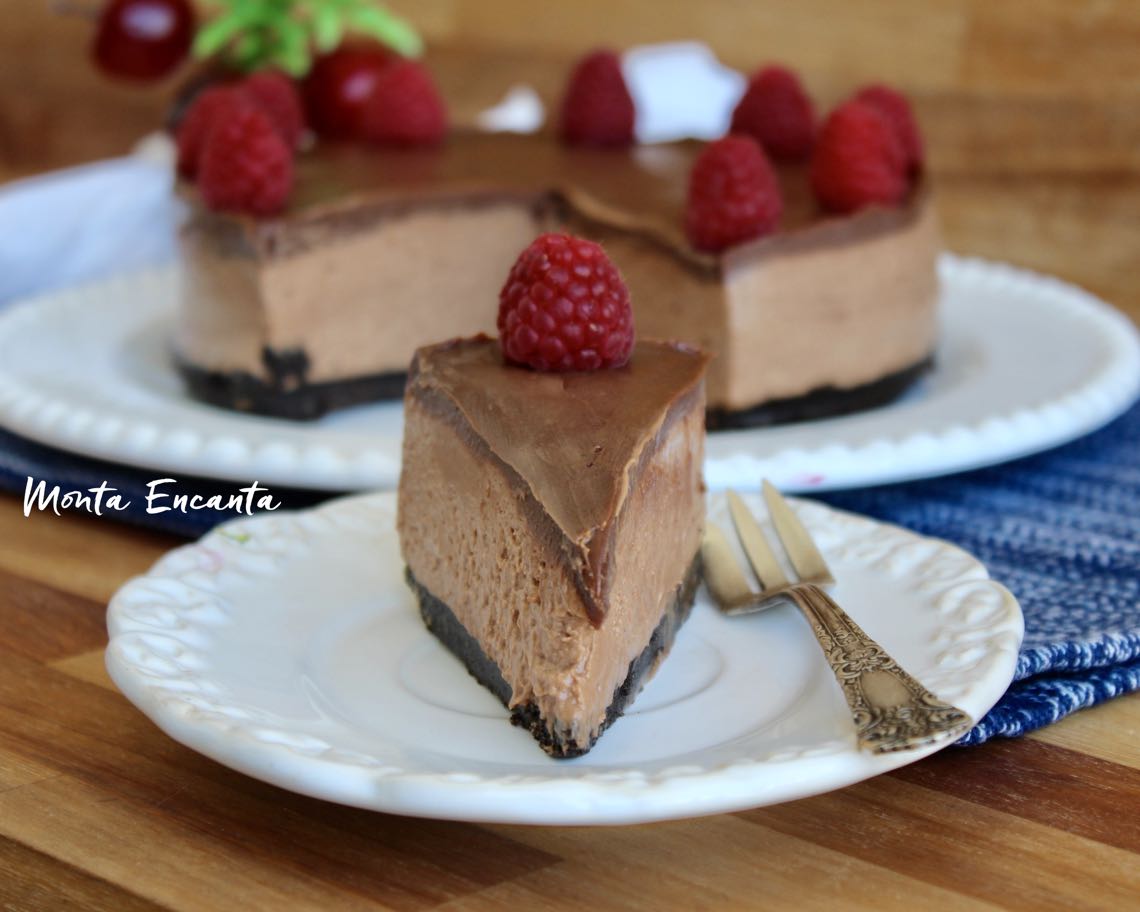 cheesecake de chocolate