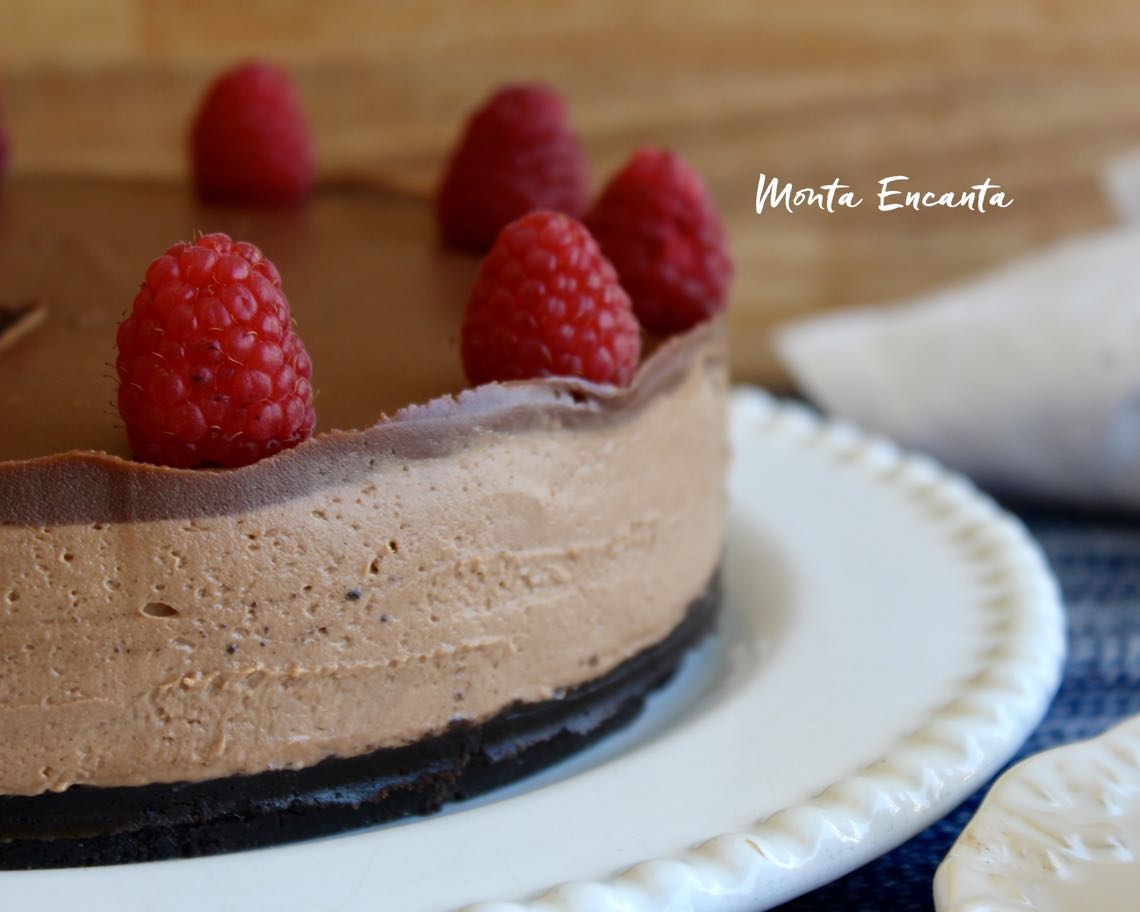 cheesecake de chocolate