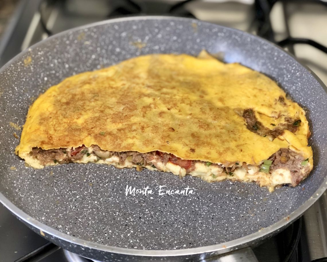 omelete de picanha