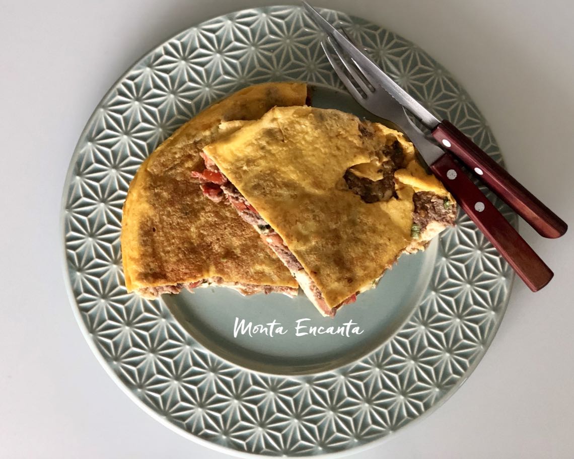 omelete de picanha