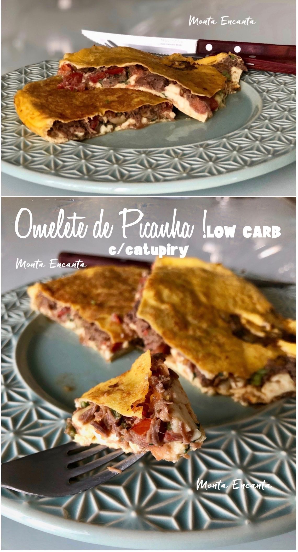 omelete de picanha