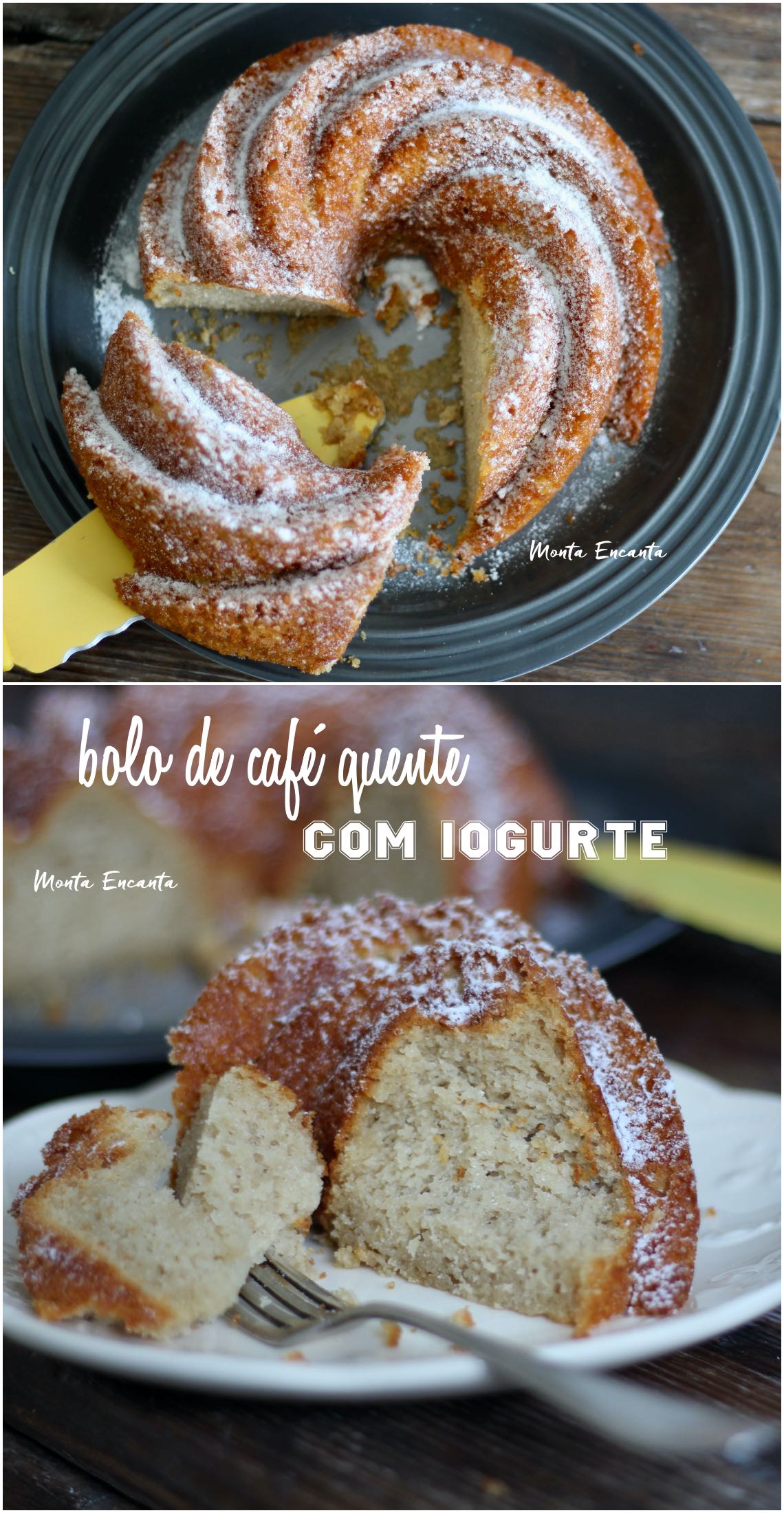 bolo de café quente com iogurte 