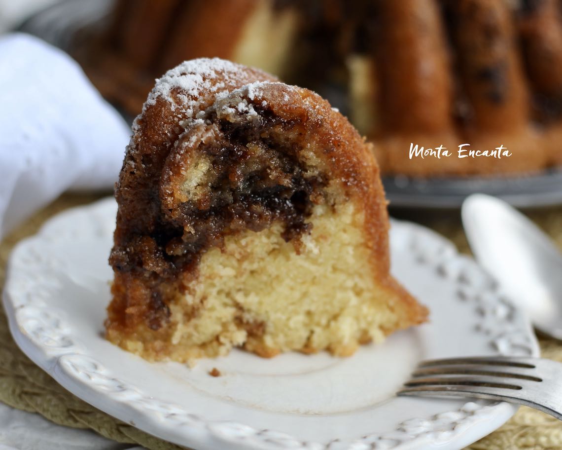 bolo de laranja com chocolate