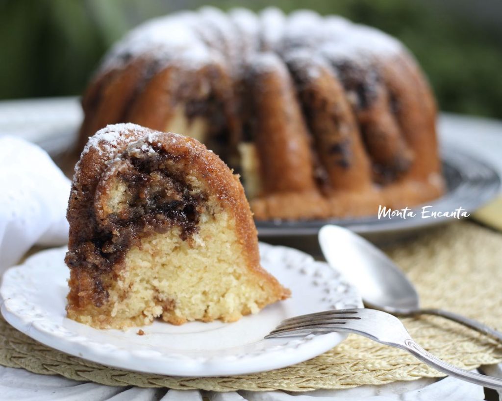 bolo de laranja com chocolate