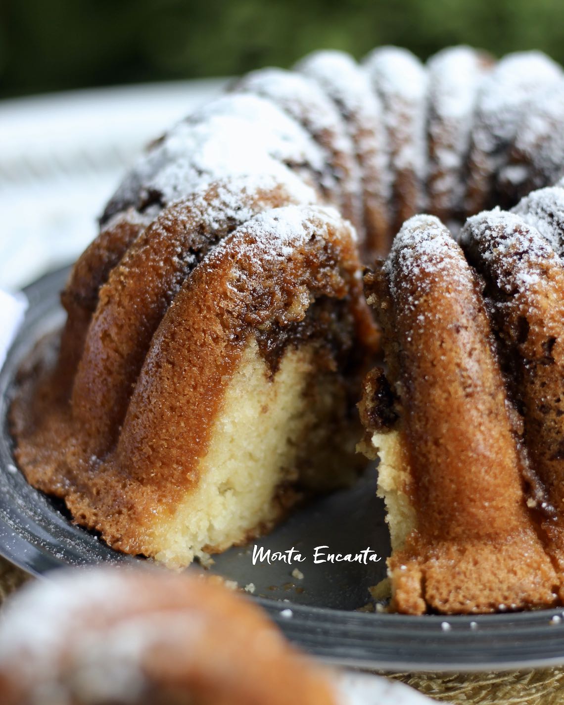 bolo de laranja com chocolate