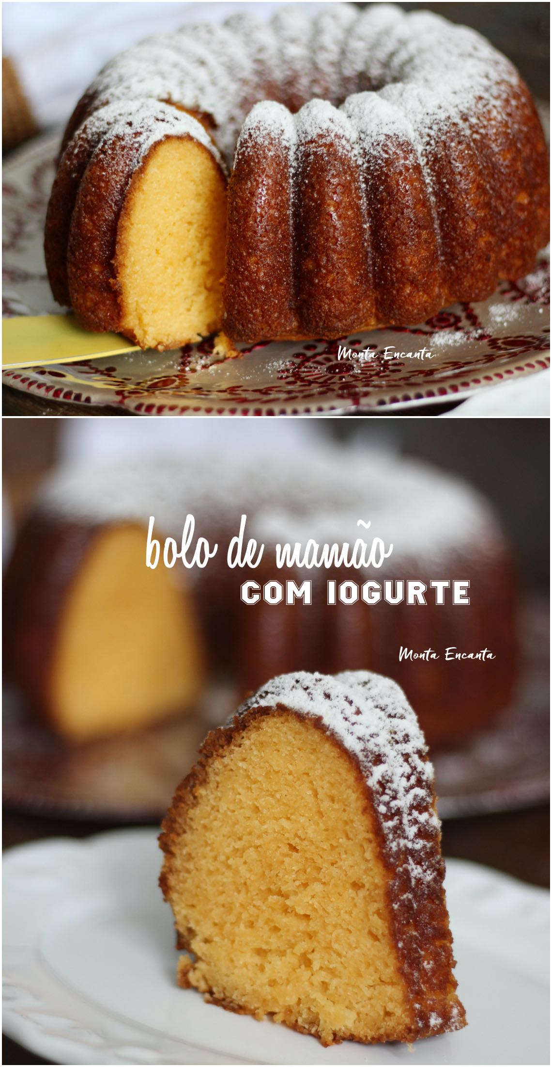 bolo de mamao com iogurte é fofinho, úmido e muito gostoso