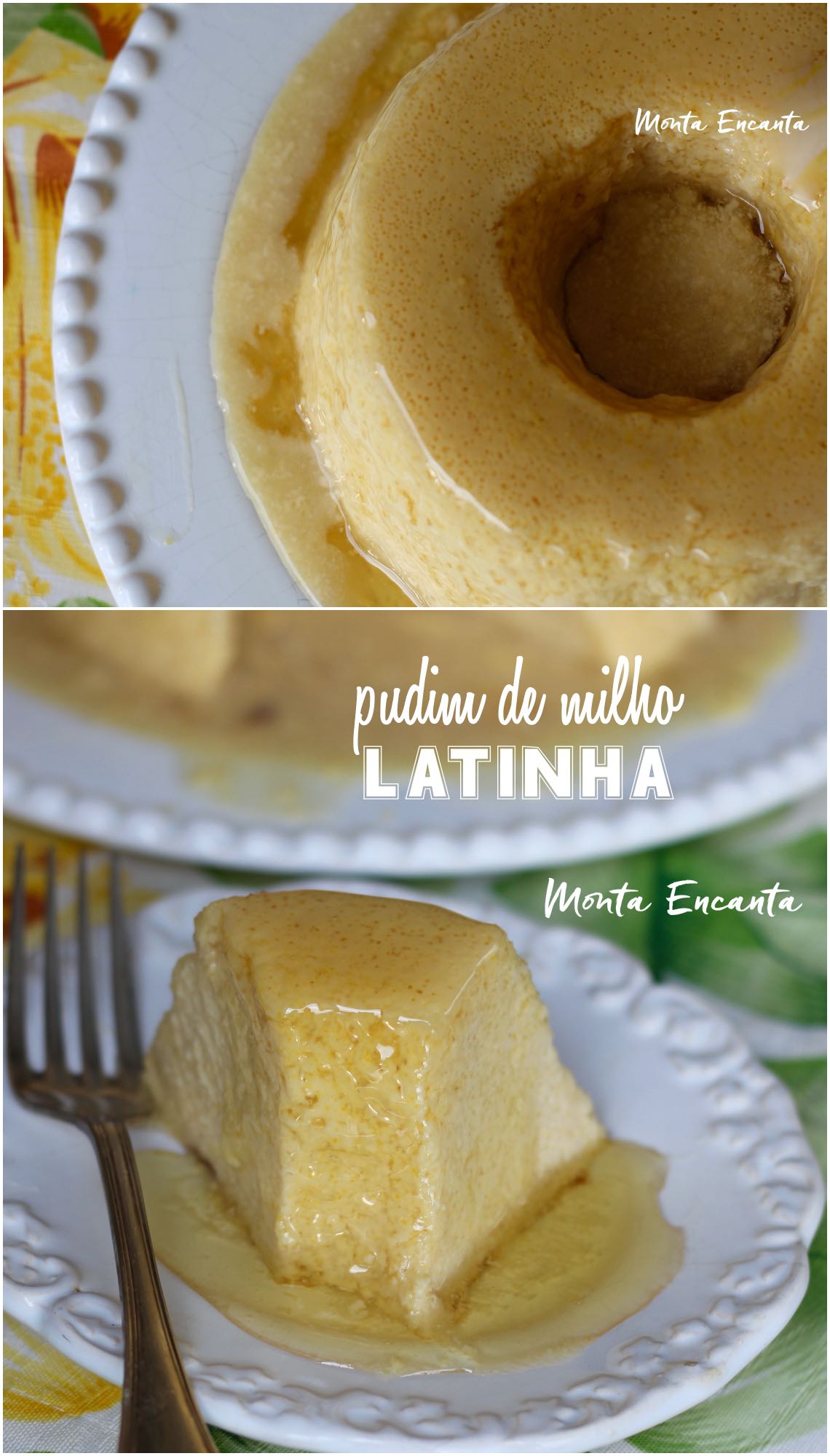 pudim de milho de latinha com creme de leite ao forno