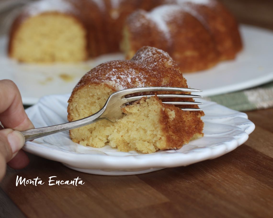 bolo de mel com iogurte