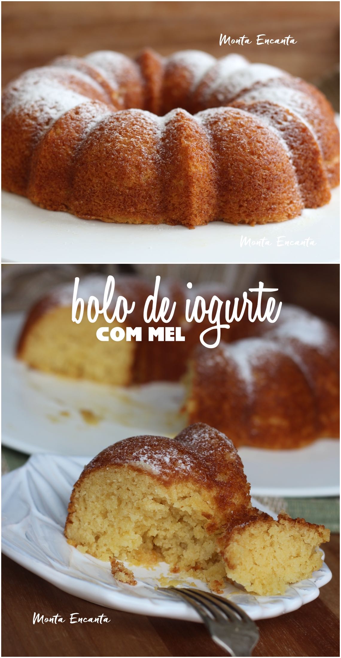 bolo de iogurte com mel