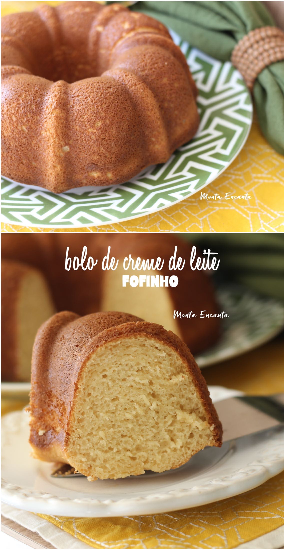 bolo de creme de leite