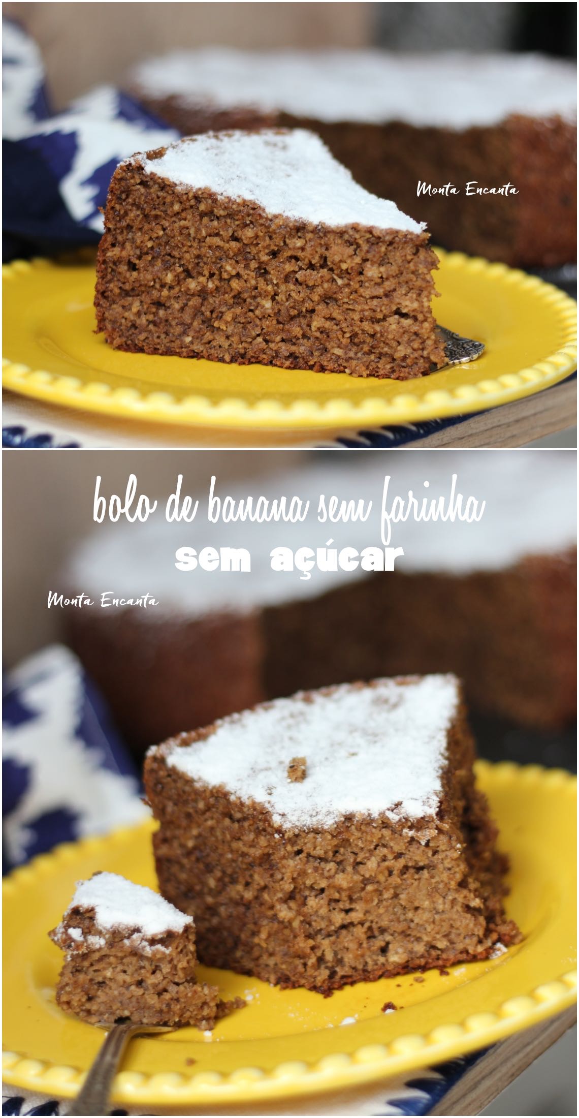 bolo de banana sem gluten