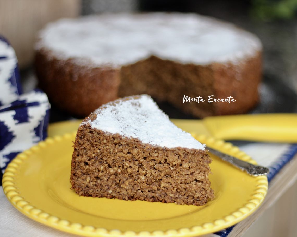 Receita de bolo de banana sem açúcar e sem glúten