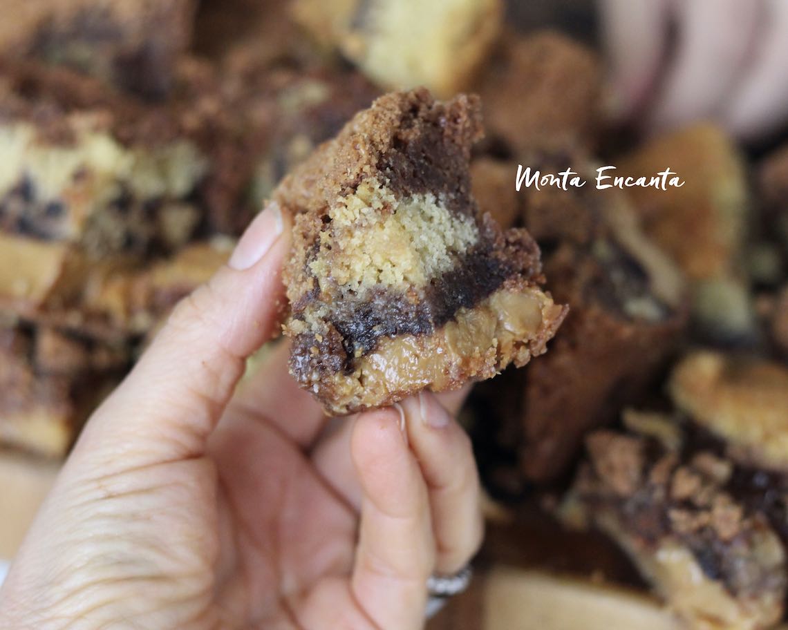 cookie brownie doce de leite