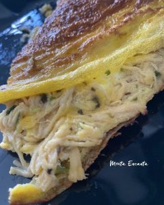 omelete de frango com cream cheese BIG