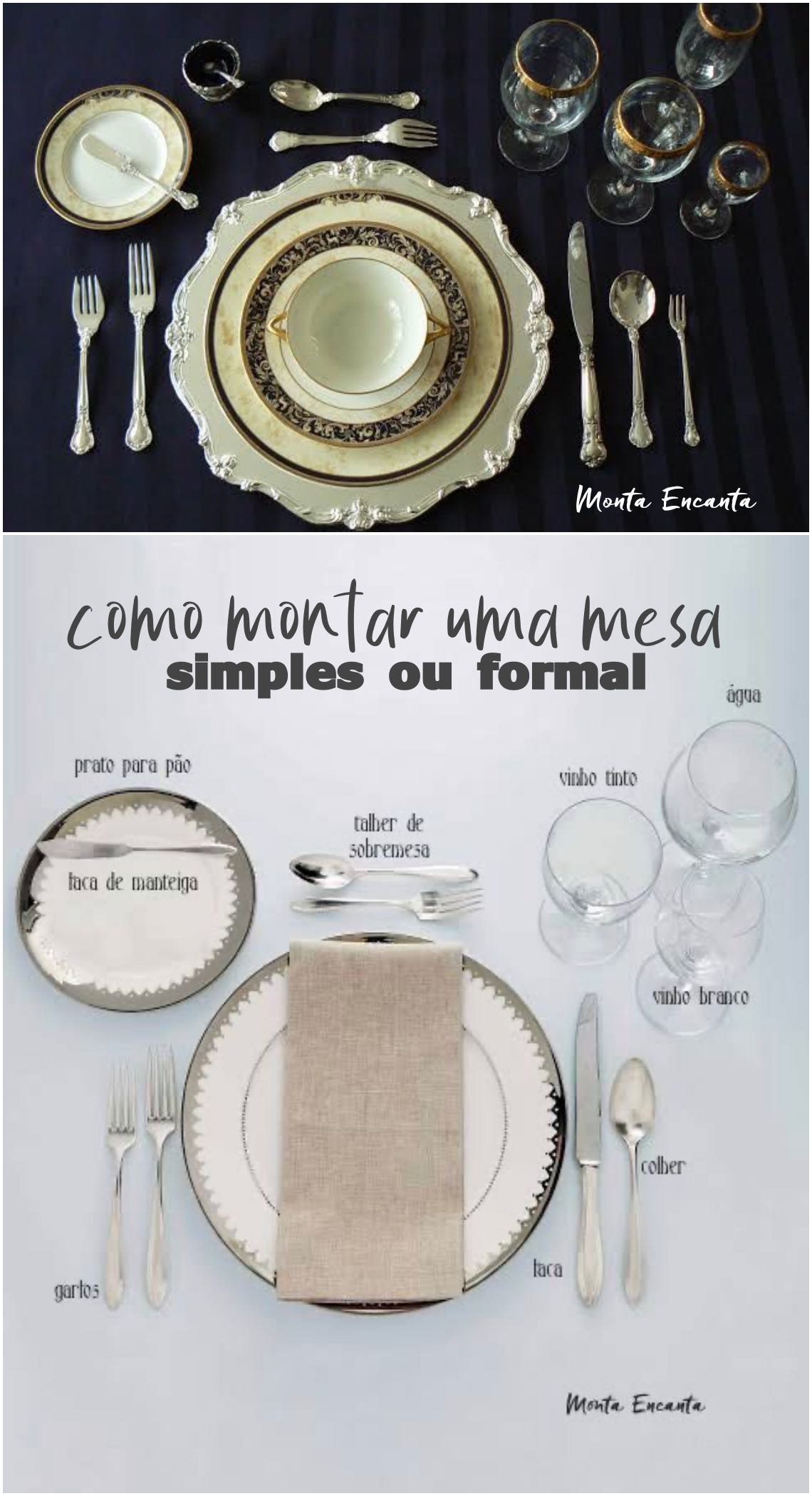 como montar uma mesa