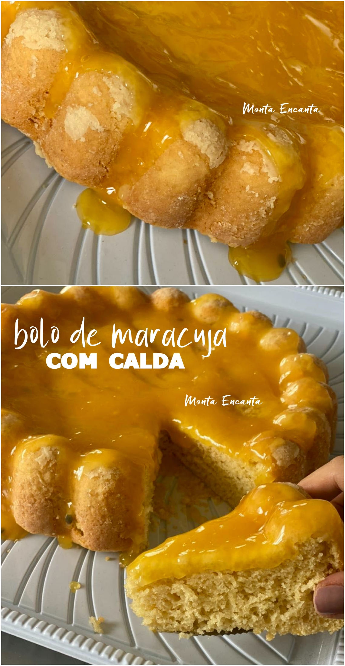 bolo de maracujá de liquidificador