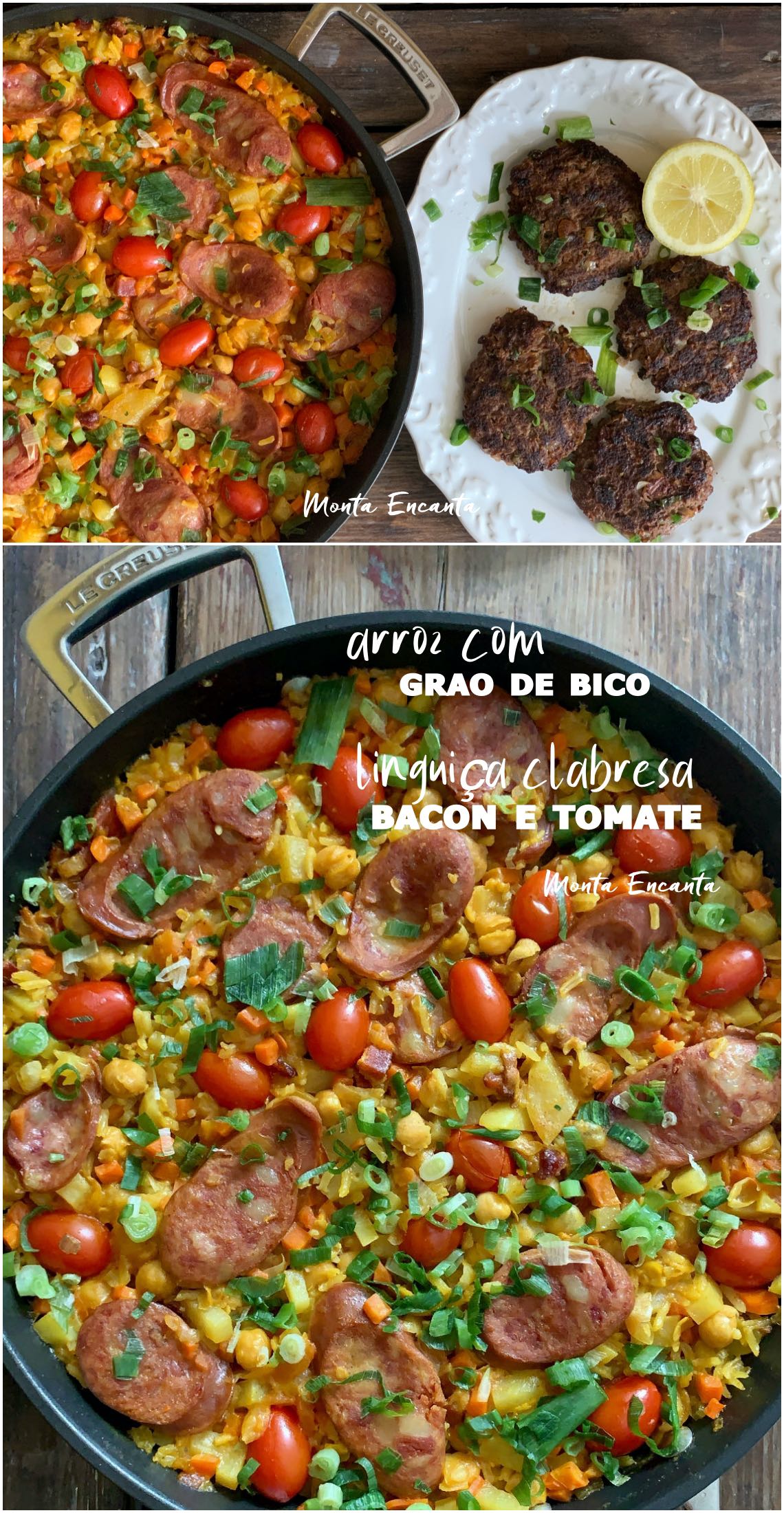 arroz com grão de bico