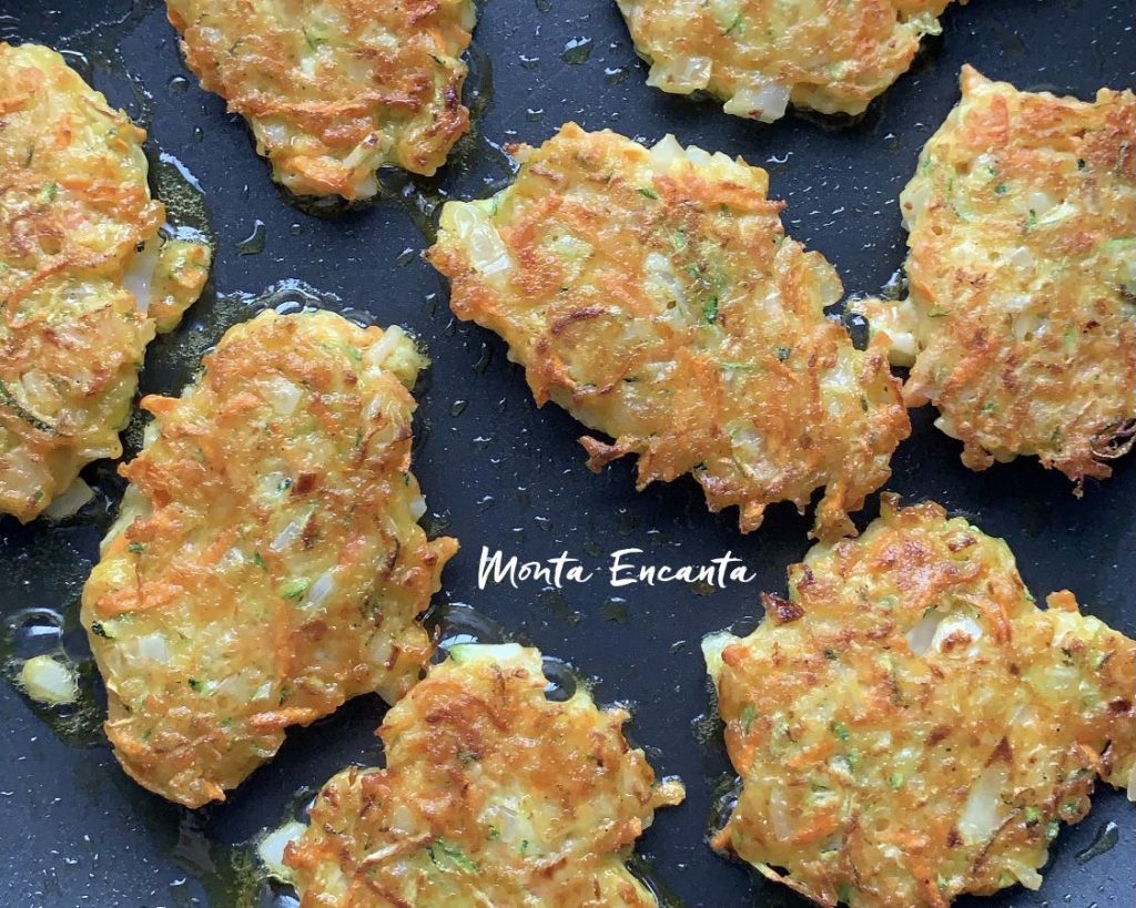 bolinho de cenoura e abobrinha