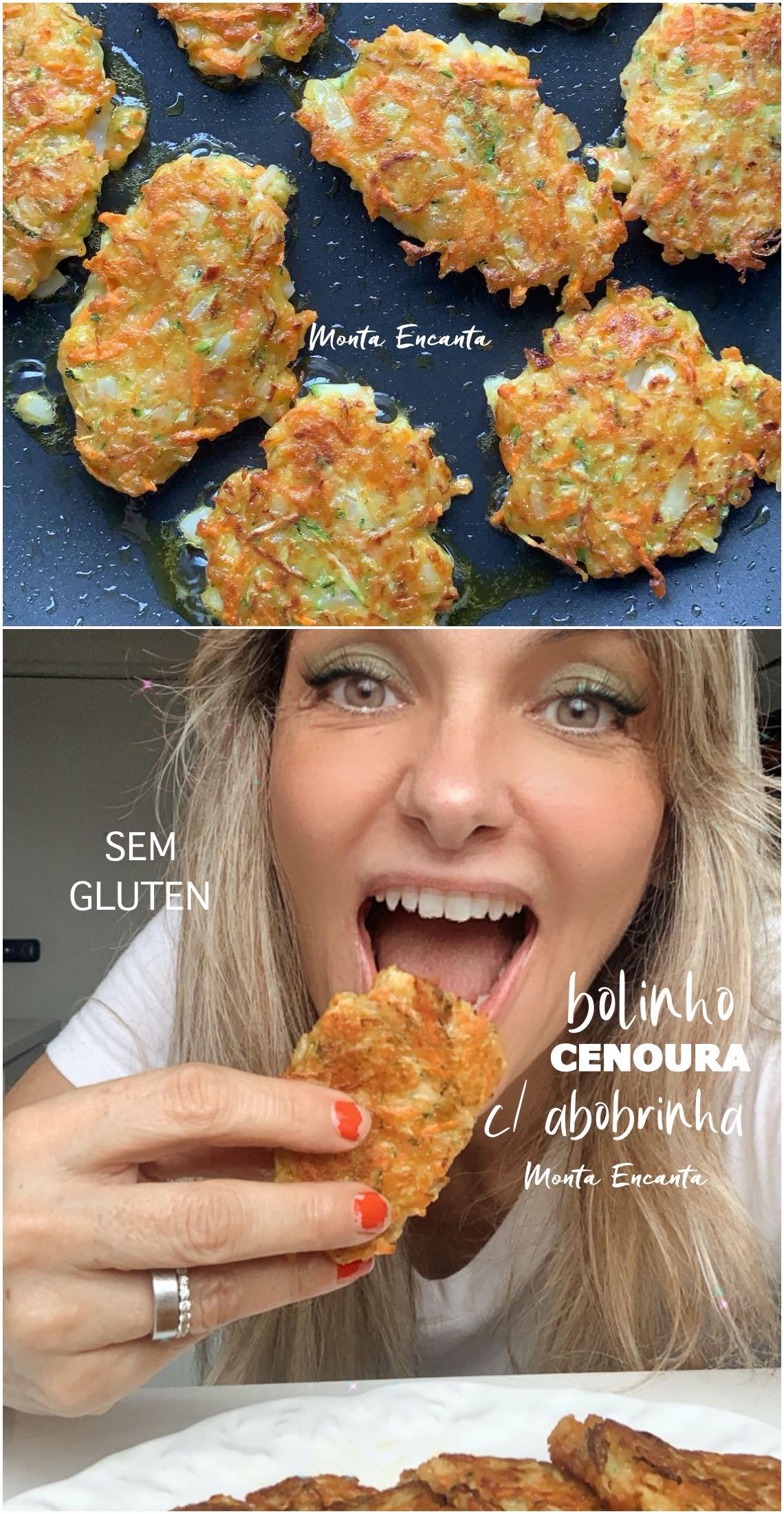 bolinho de cenoura e abobrinha 