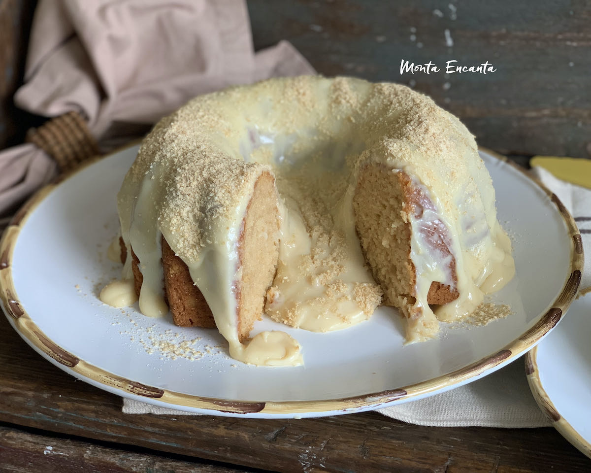 Bolo de trigo com cobertura de Ninho - Receitas Agora