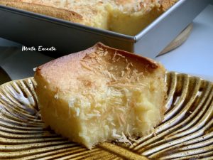 bolo de mandioca com leite condensado