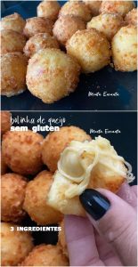 bolinha de queijo sem gluten