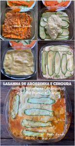 lasanha de abobrinha e cenoura sem glúten