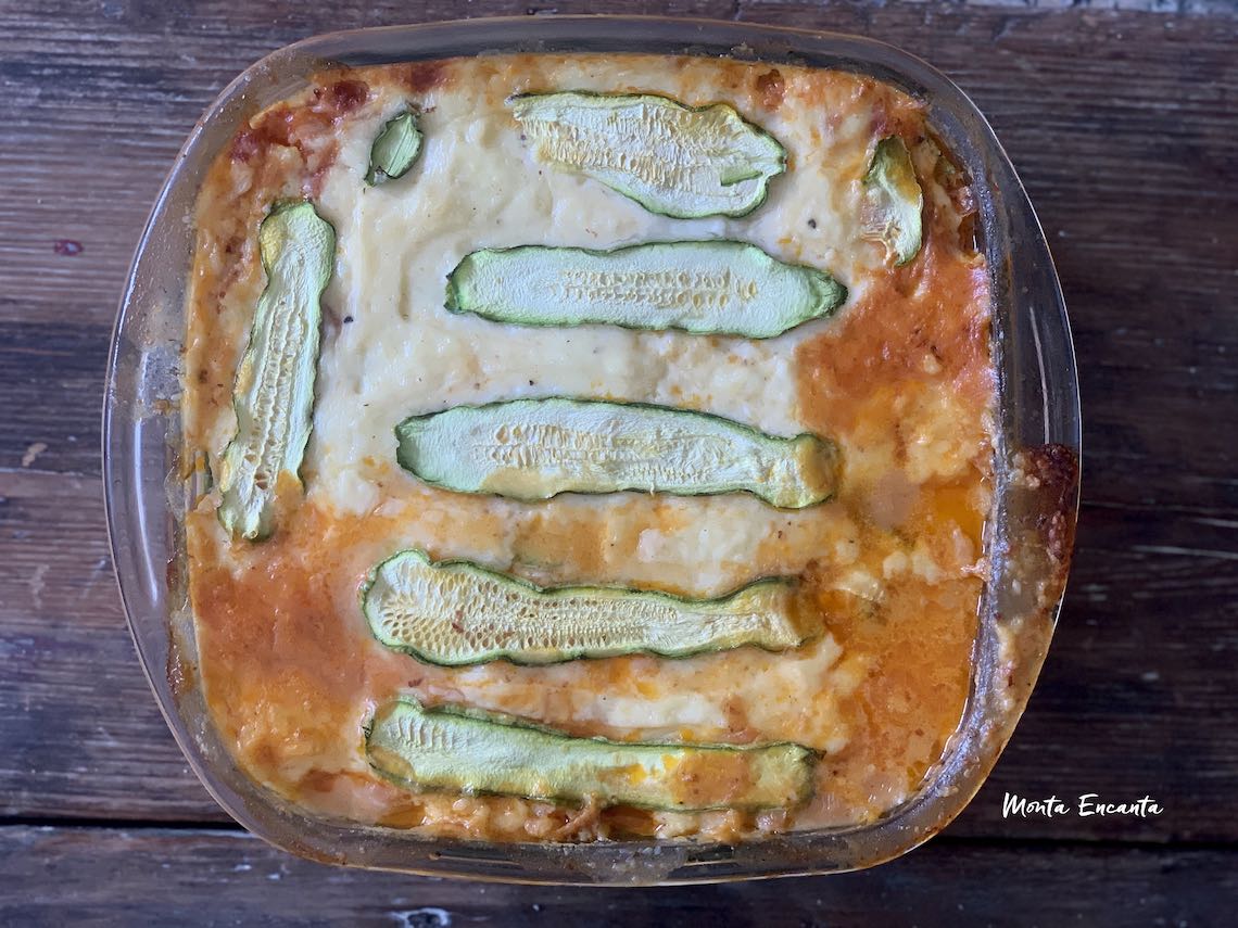 lasanha de abobrinha e cenoura sem gluten