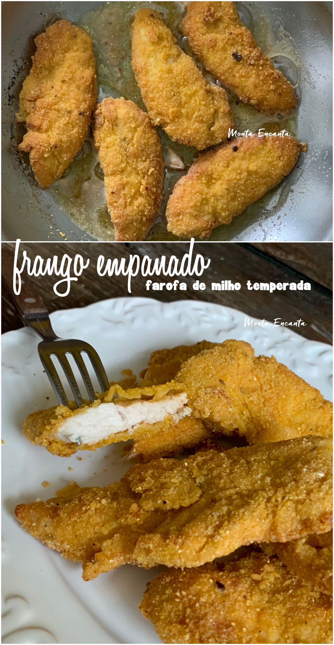 file de frango empanado