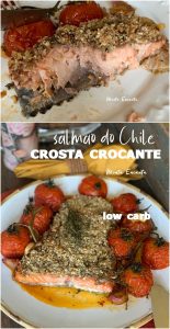 salmão em crosta